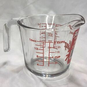 NWOT Fire King Clear Anchor Hocking Glass 2 Cup 16 Oz Measuring Cup